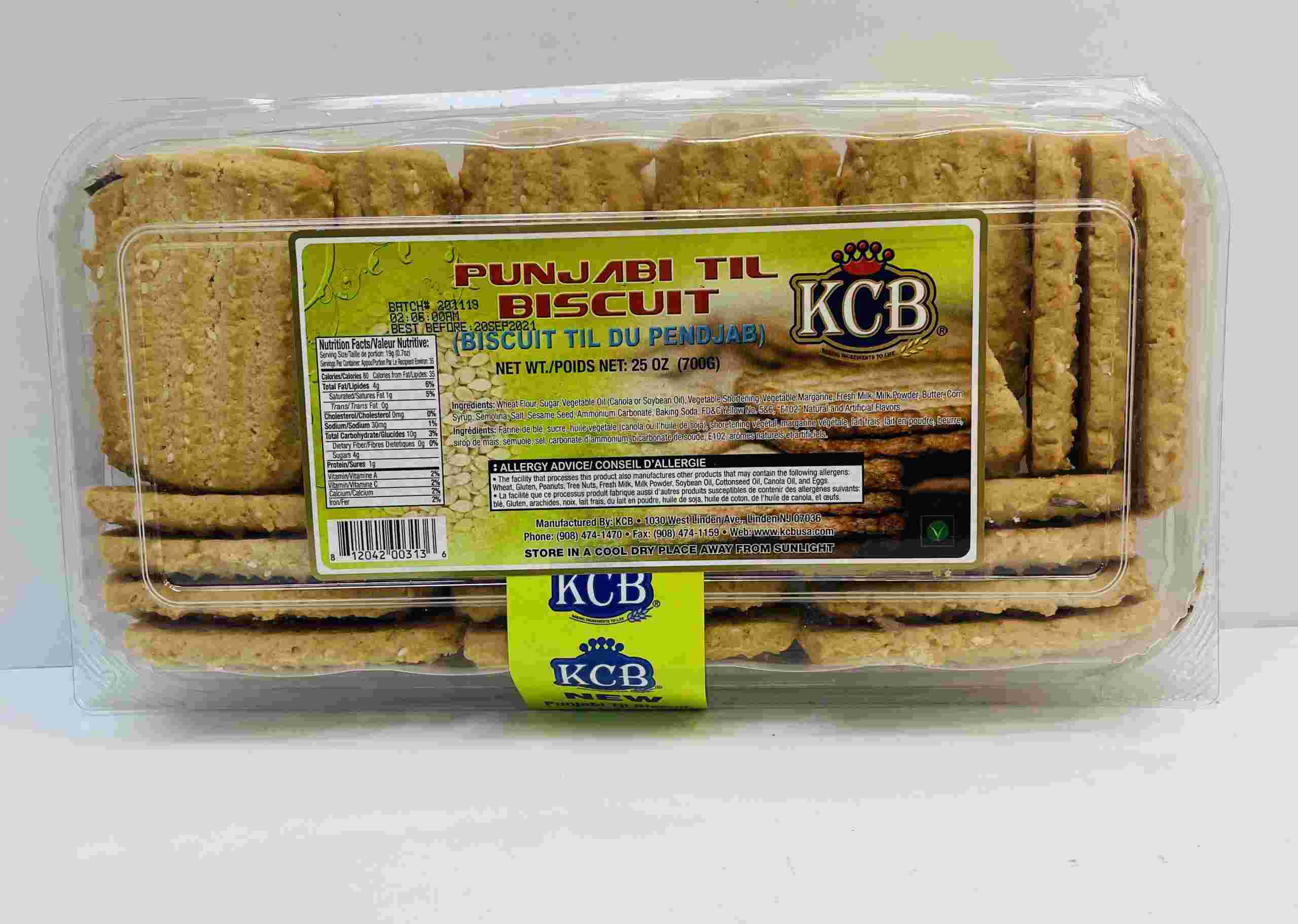 Kcb Punjabi Til Biscuits