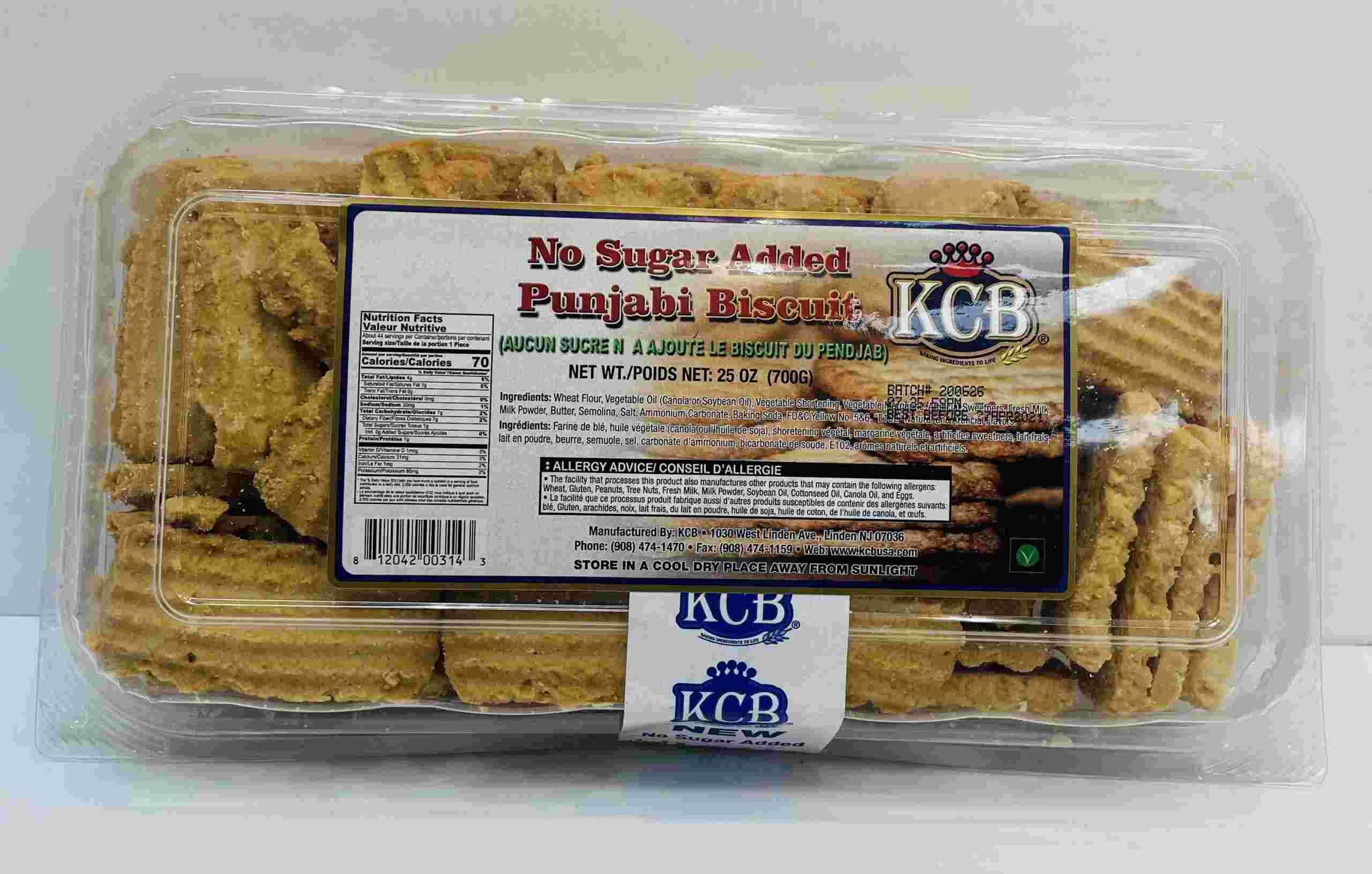 Kcb No Sugar Added Punjabi Biscuit