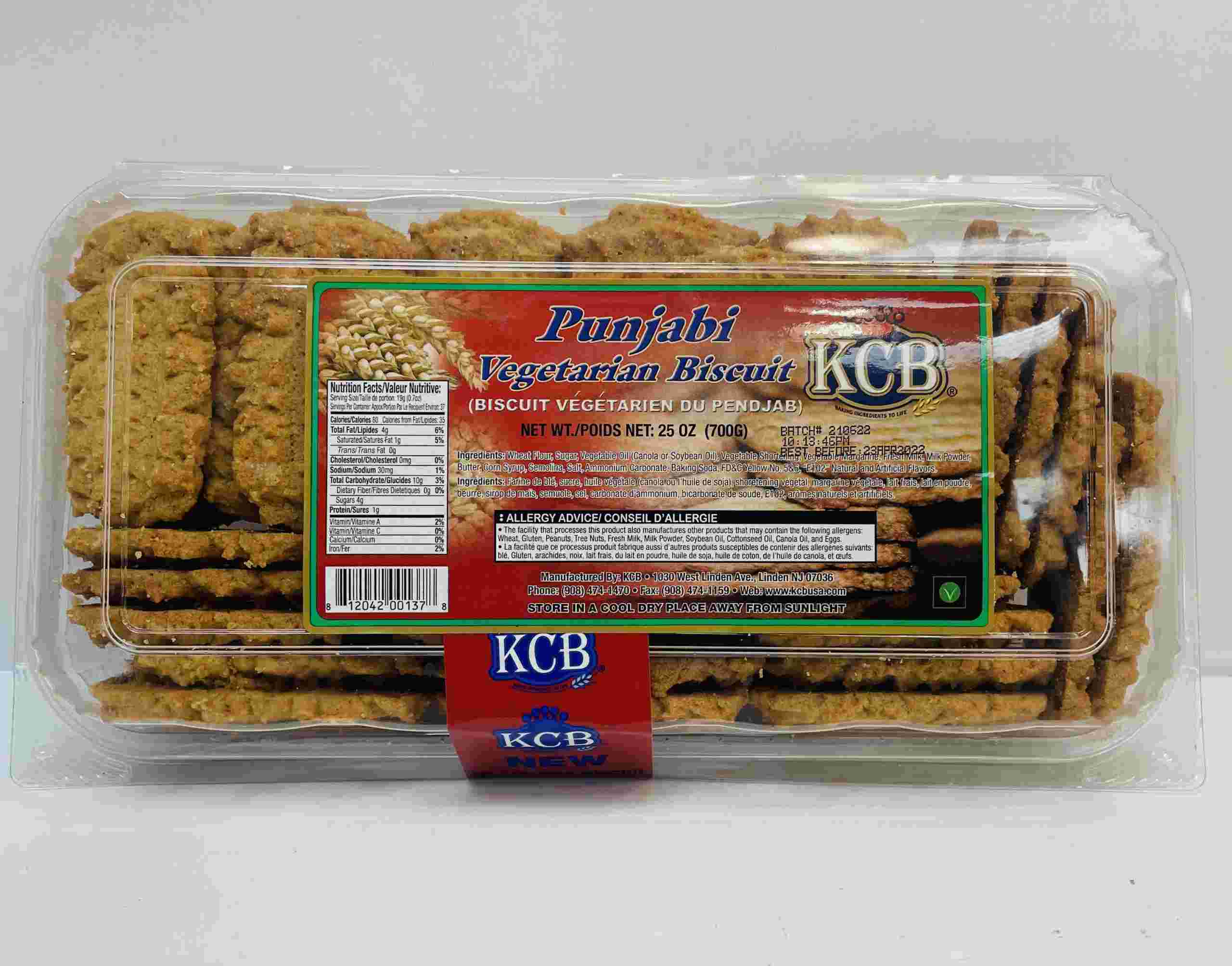 Kcb Punjabi Vegetarian Biscuit