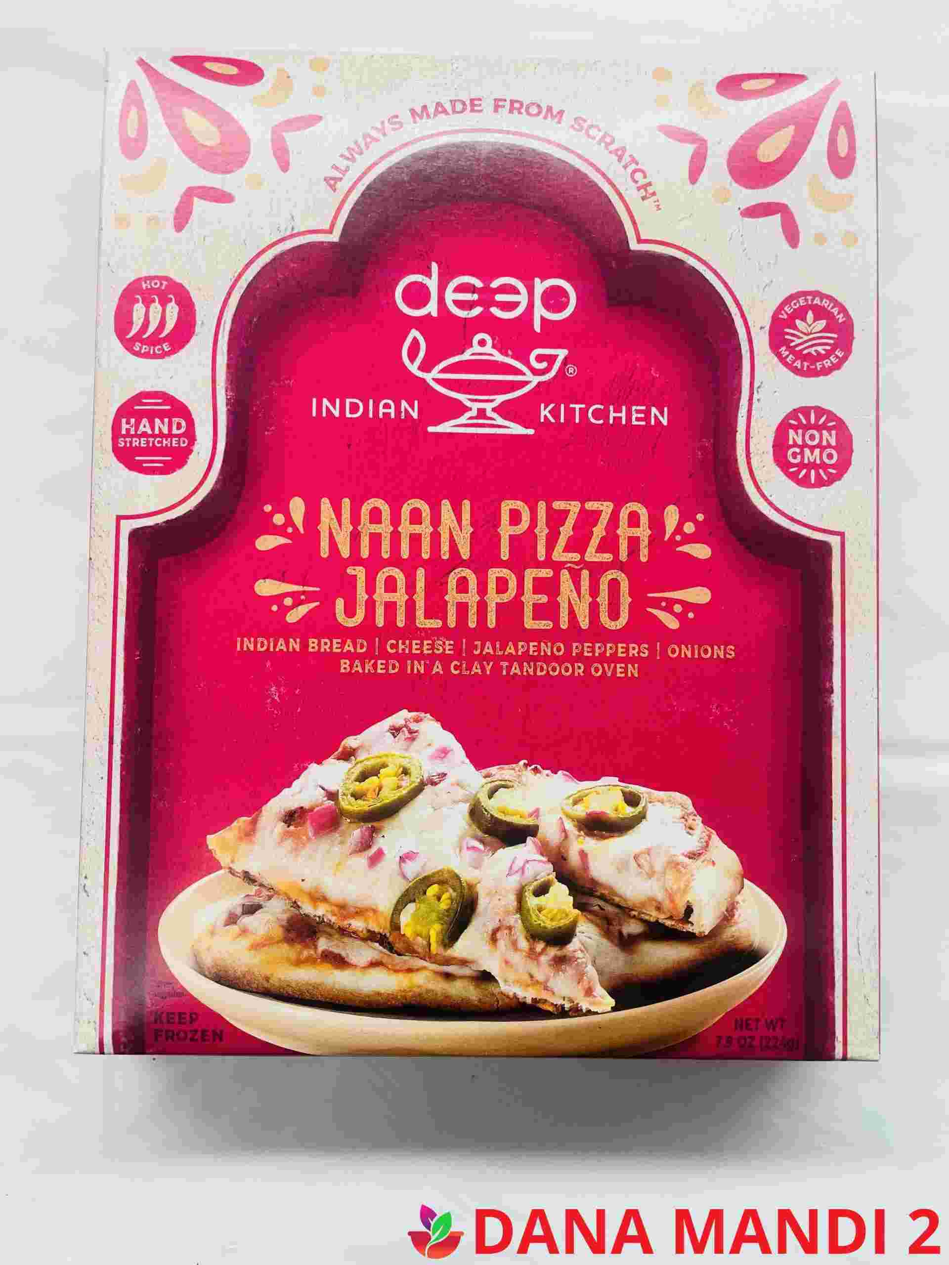 Deep  Naan Pizza Jalapeno