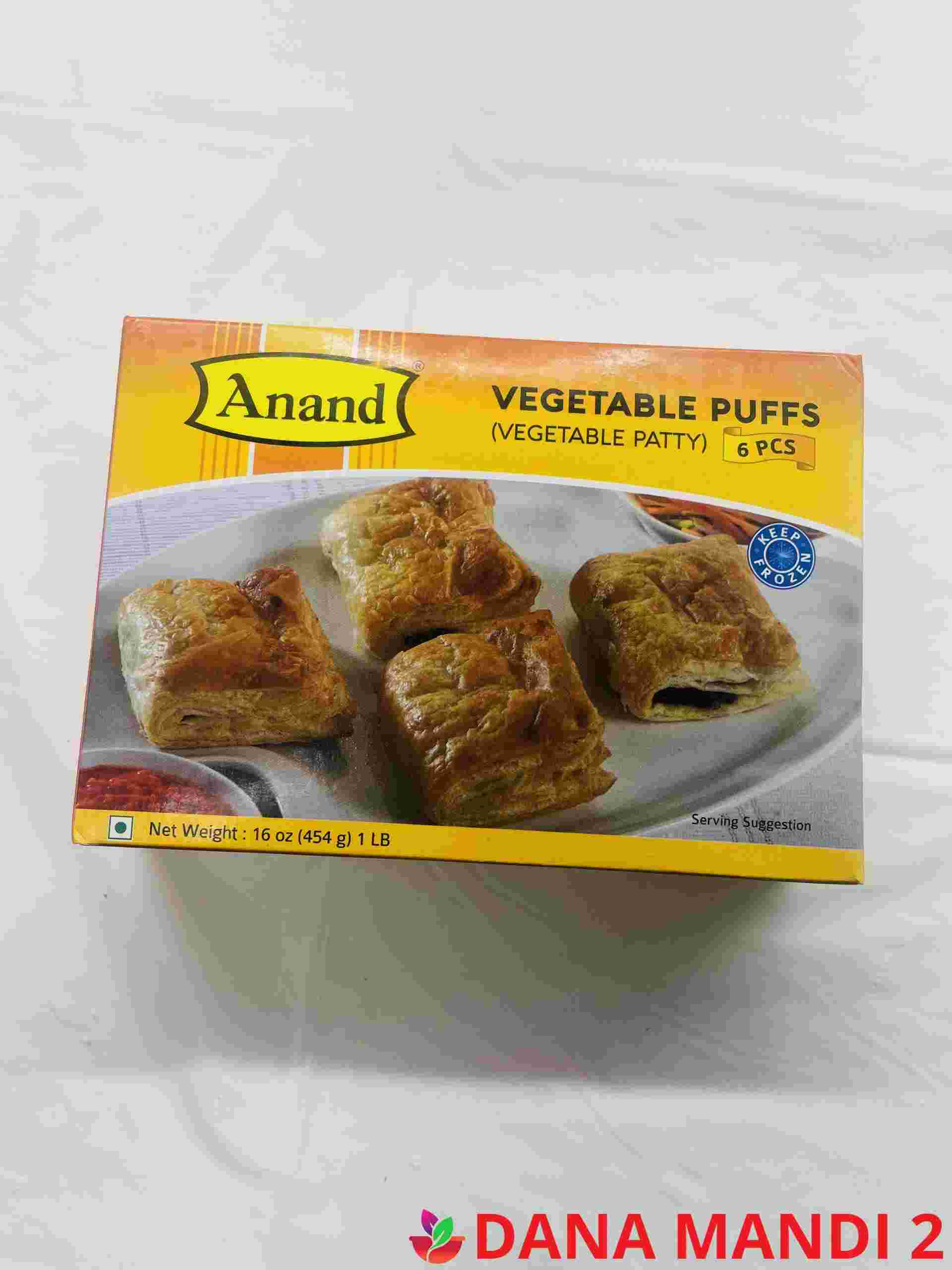 Anand Vegetable Puffs 6 Pieces