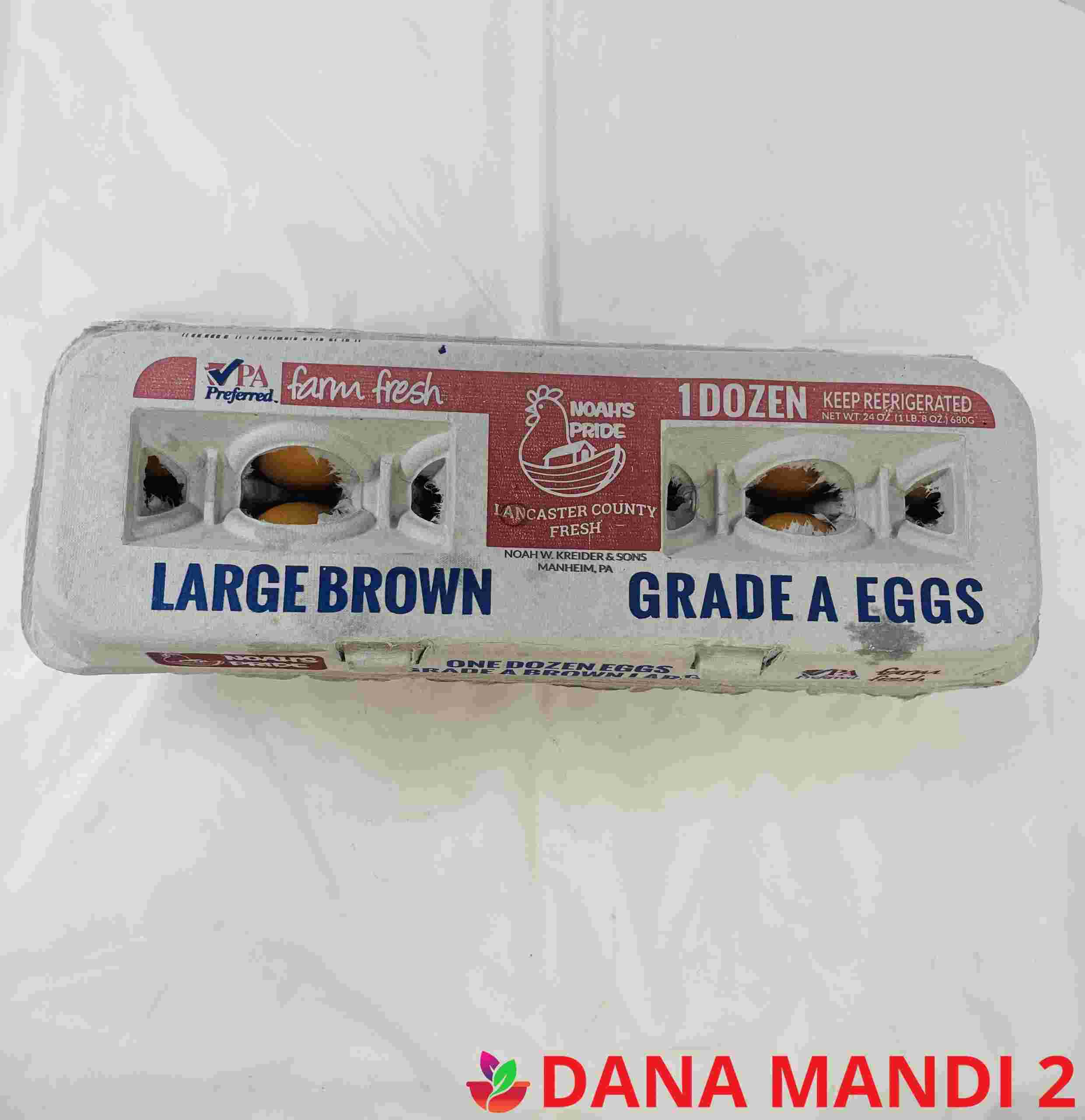 Large Brown Eggs  (1 Dozen )