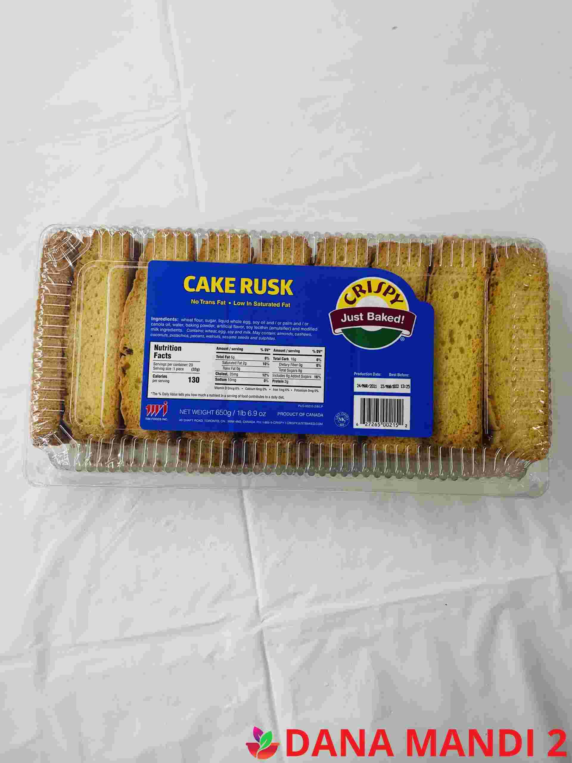 Crispy Cake Rusk Reglar
