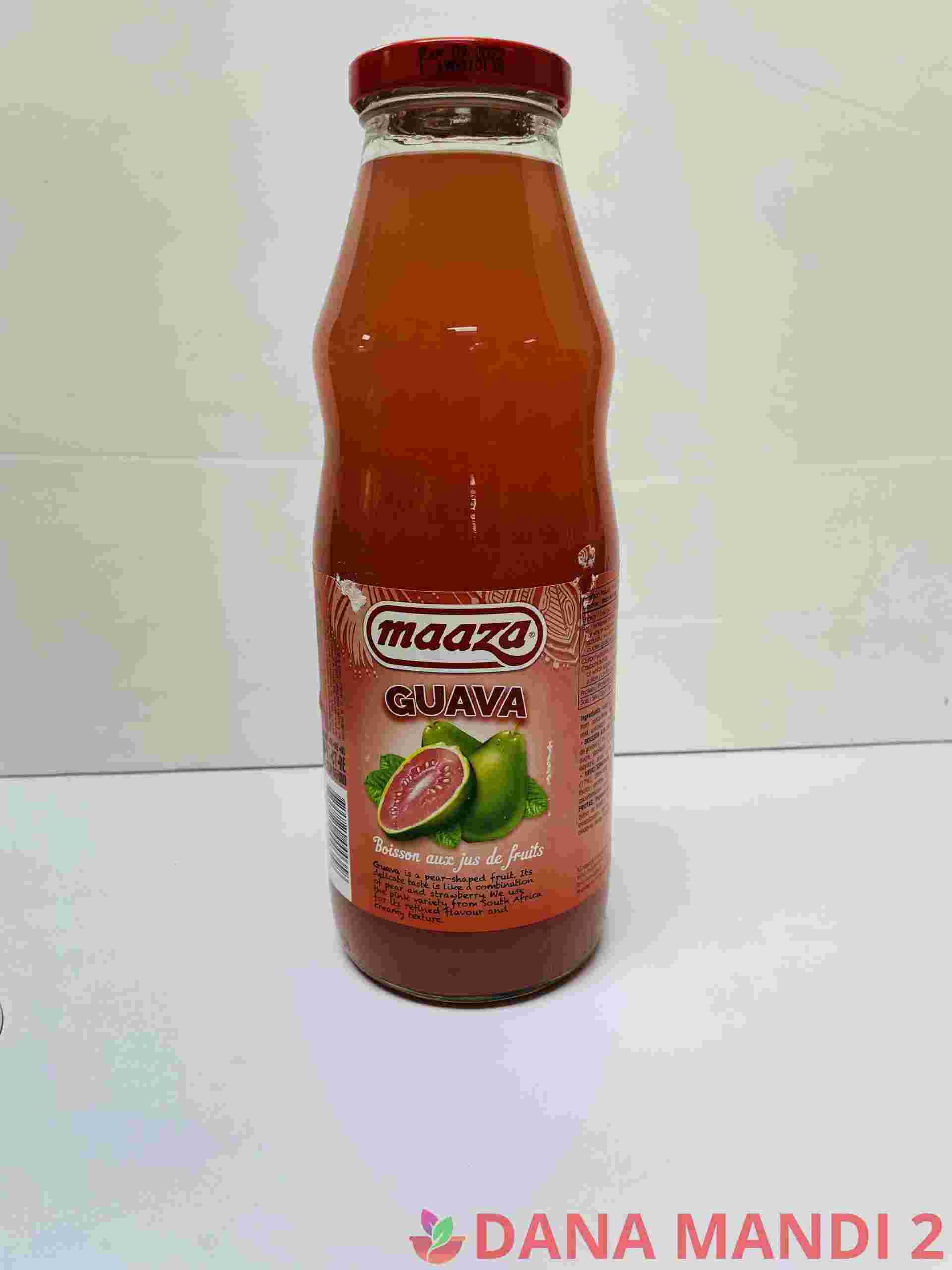 Maaza Guava Juice Glass Bottle