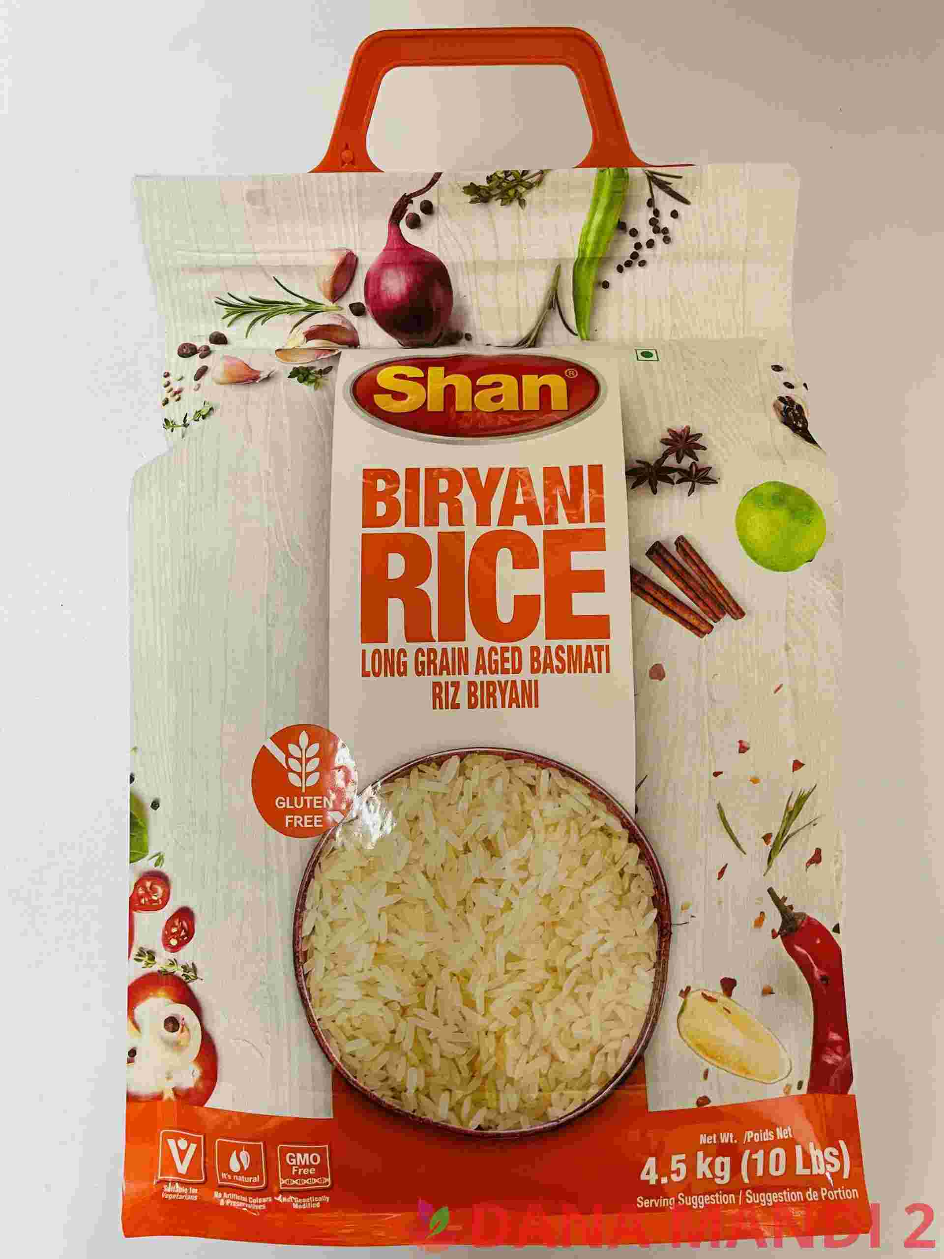 Shan Biryani Rice Long Grain Aged Basmati