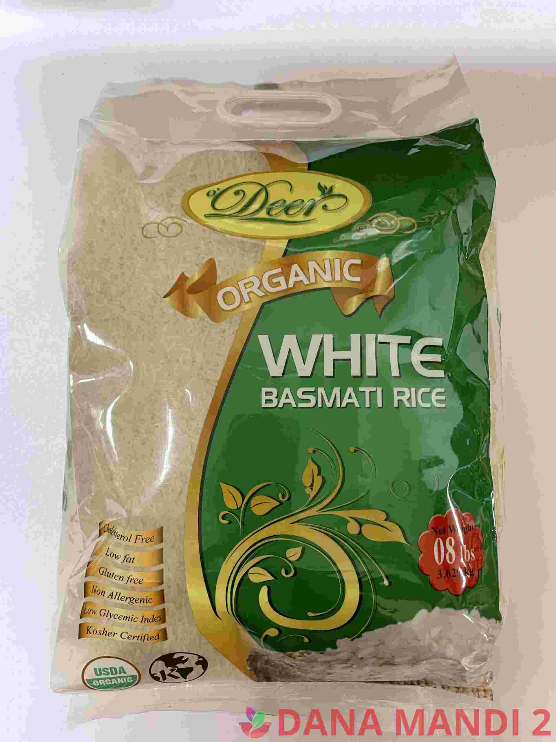 Deer Organic White Basmati Rice